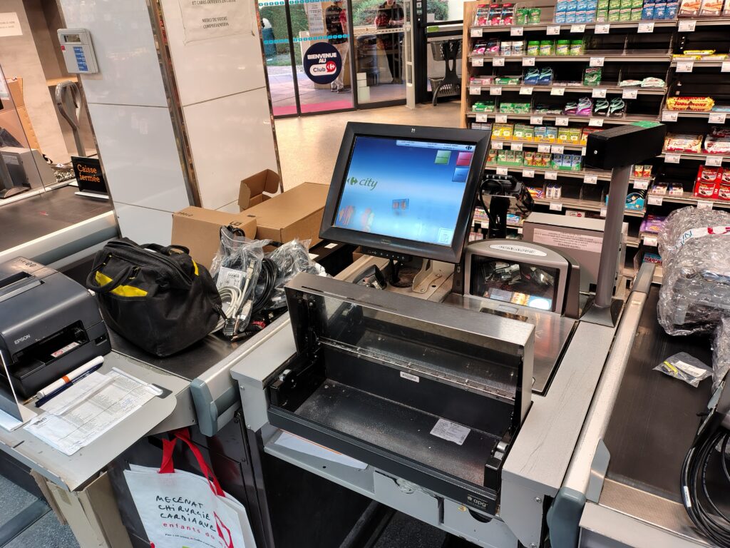 Migration caisse Carrefour